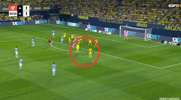 El defensa del Cellta de Vigo, Óscar Mingueza, anotó un tremendo golazo en el duelo correspondiente a la jornada 3 de La Liga.