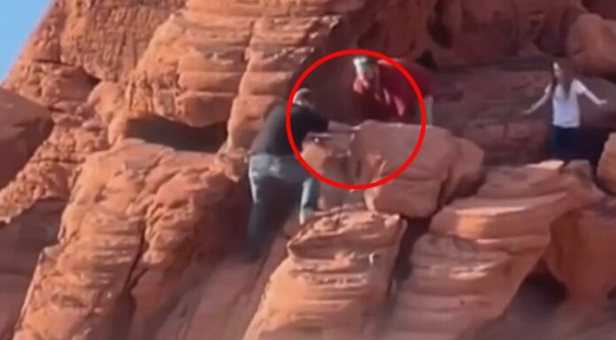 Dos sujetos son acusados de dañar las formaciones rocosas de 140 millones de años en el Área Recreativa Nacional del Lago Mead.