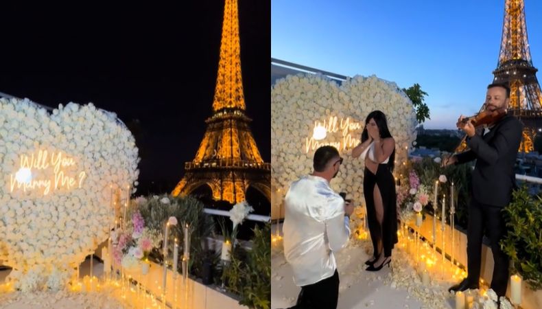 La creadora de contenido, Neembihu, se comprometió con su novio, Adam Ortez, en su viaje en París, Francia.
