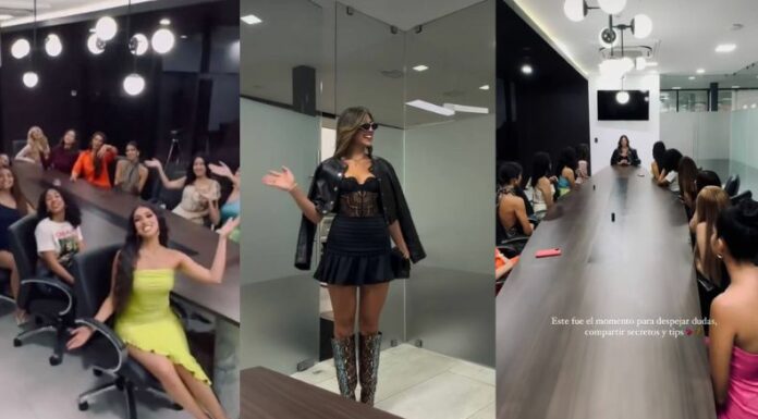 Isabella García-Manzo conoció a las candidatas que van rumbo a la corona de este 2024 para convertirse en Miss Universo El Salvador.