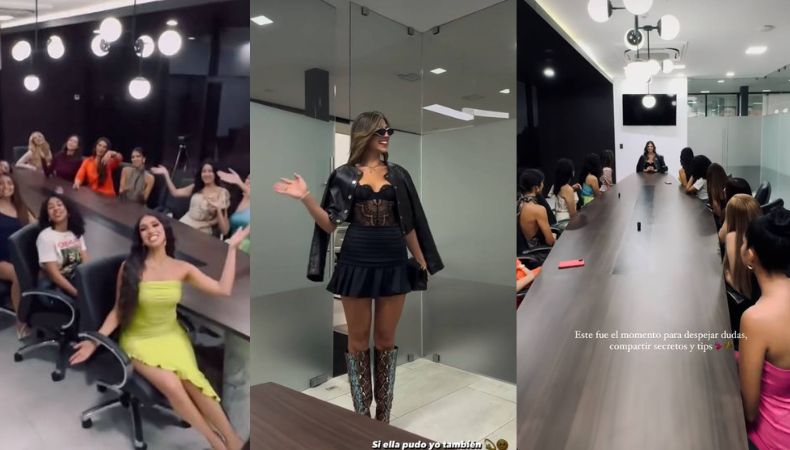 Isabella García-Manzo conoció a las candidatas que van rumbo a la corona de este 2024 para convertirse en Miss Universo El Salvador.