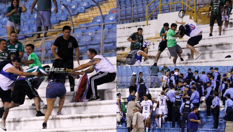 Iván Mancía, Ányelo Rodríguez y Henry Romero defendieron a la hinchada de Alianza durante un acto violento en Honduras.