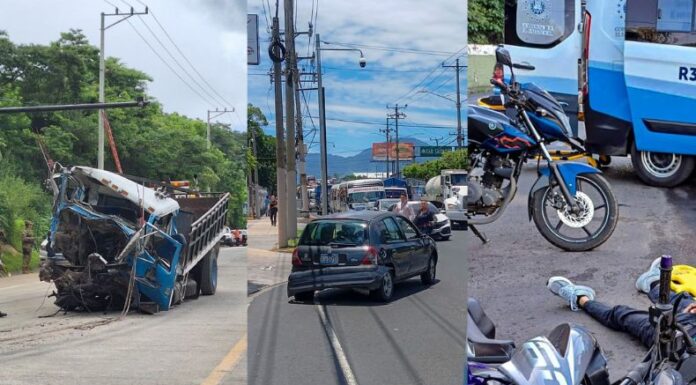 Te presentamos los accidentes de tránsito ocurridos en diferentes partes del país, hasta este instante, en el miércoles 28 de agosto.