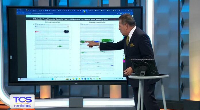 El ingeniero Moisés Urbina, enfatizó a mantener la calma ante las réplicas que se perciban. No obstante, estos sismos irán disminuyendo.