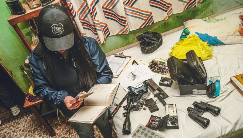 La FGR, en coordinación con la PNC, capturaron a los presuntos pandilleros en diferentes puntos de Santa Ana.