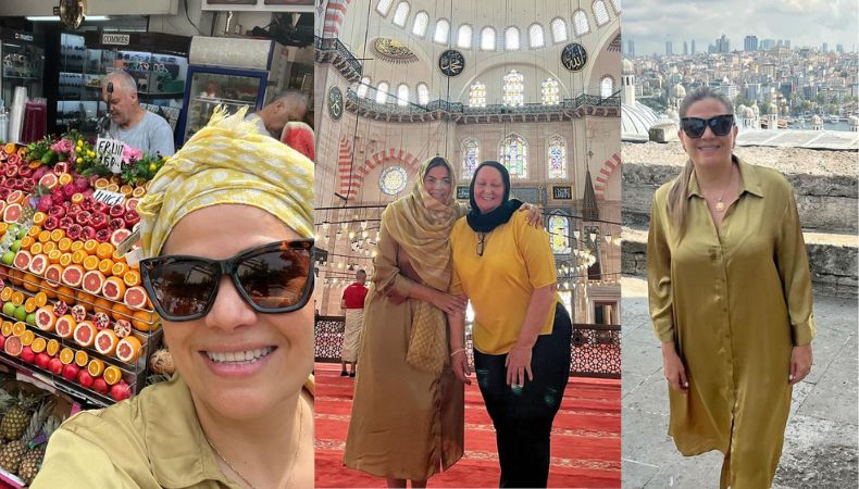 La expresentadora de televisión, Kathya Canrranza rodeada de mucha cultura e historia, comparte momentos memorables al lado de su madre.