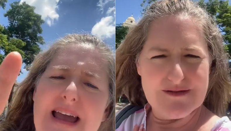 En TikTok se ha vuelto tendencia un video de una extranjera que se pronuncia ante el tipo de música que se reproduce en el Centro Histórica.