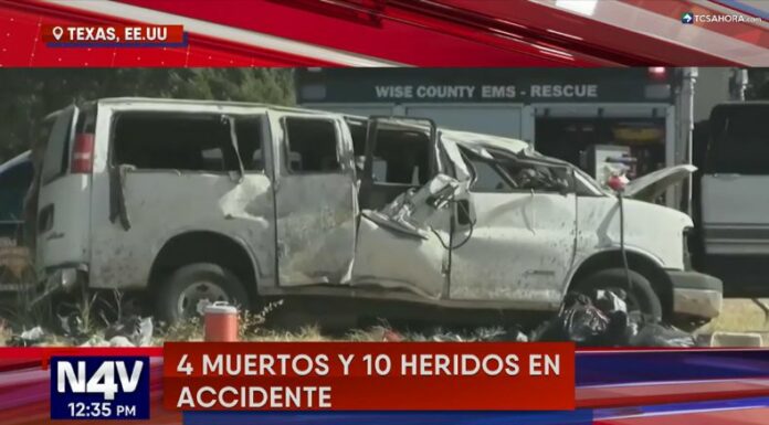 El fatal accidente de tránsito se registró autopista 287, en el condado de Wise, del estado de Texas, Estados Unidos.