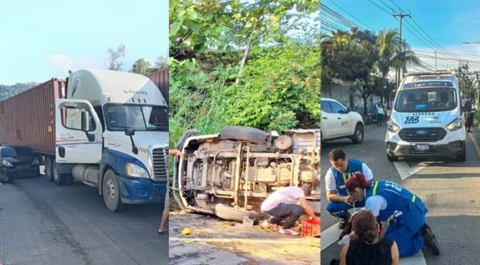 Te presentamos los accidentes de tránsito ocurridos en diferentes partes del país, hasta este instante, en el viernes 30 de agosto.