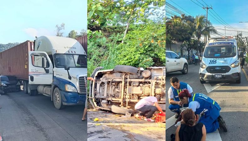 Te presentamos los accidentes de tránsito ocurridos en diferentes partes del país, hasta este instante, en el viernes 30 de agosto.