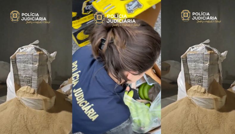 En los últimos días, la Policía Judiciária de Portugal incautó más de 6.5 toneladas de cocaína, toda se indica que procede de Latinoamérica.