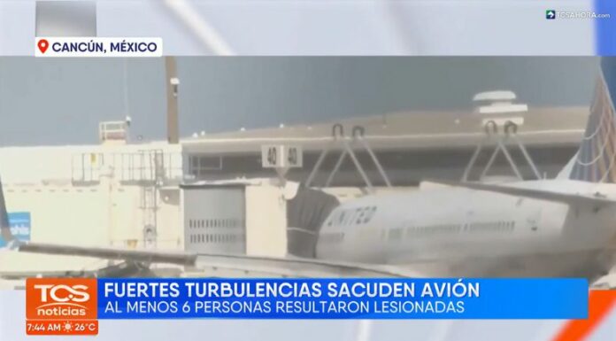 Al menos siete personas resultaron con lesiones luego de una serie de turbulencias durante un vuelo de Cancún a Chicago.