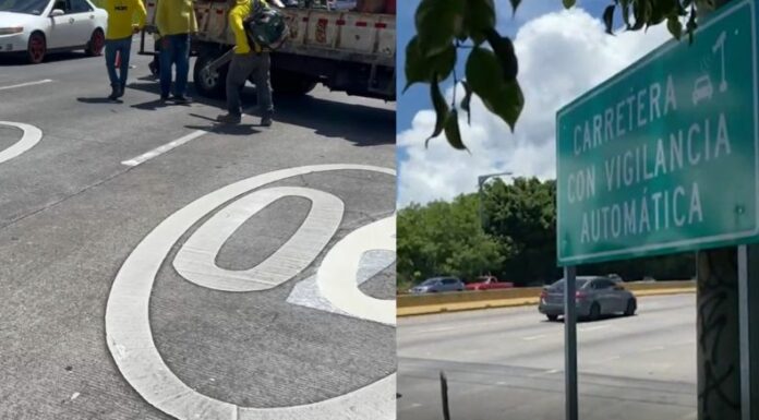 El Ministerio de Obras Públicas continúa con la señalización de las carreteras que iniciarán la primera etapa del sistema de fotomultas.