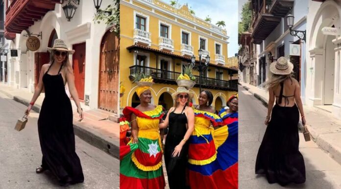 Larissa Graniello está viviendo momentos increíbles en una de las zonas más coloridas e históricas de Colombia.