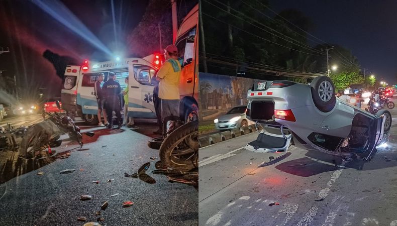 Te presentamos los accidentes de tránsito ocurridos en diferentes partes del país, hasta este instante, en el sábado 31 de agosto de 2024. 