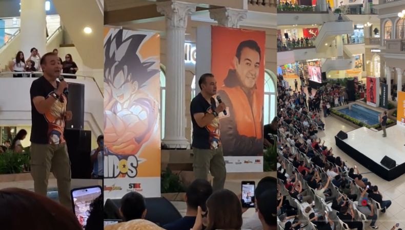 Mario Castañeda estuvo de visita en El Salvador el pasado fin de semana, y cumplió el sueño de muchos salvadoreños fans de Dragon Ball.