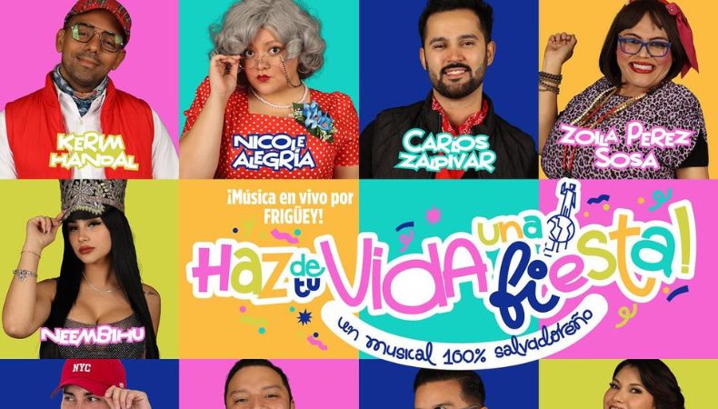 Haz de tu vida una fiesta Algunos de los influencers salvadoreños debutaron el pasado 30 de agosto en un musical que destaca la música 100% salvadoreña.