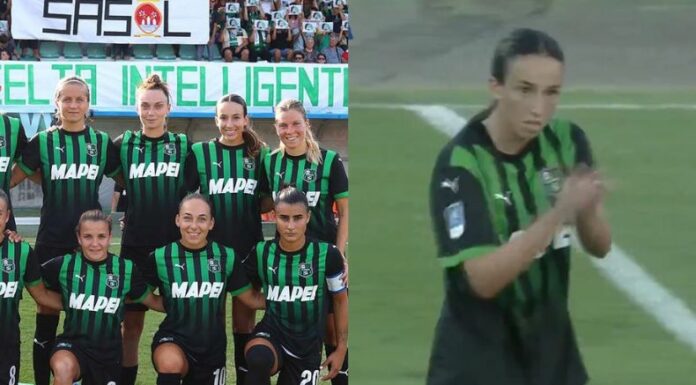 La seleccionada nacional, Samantha Fisher, sumó su primera diana con el Sassuolo en la jornada inaugural de la Serie A.