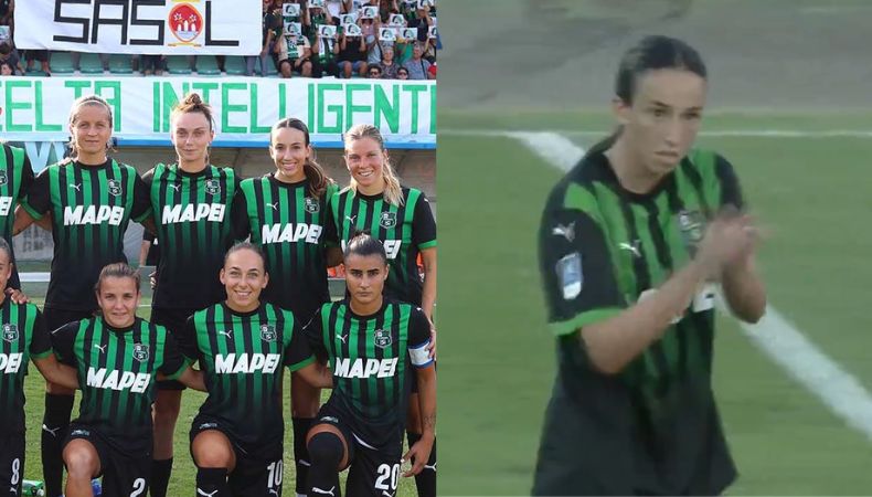 La seleccionada nacional, Samantha Fisher, sumó su primera diana con el Sassuolo en la jornada inaugural de la Serie A.