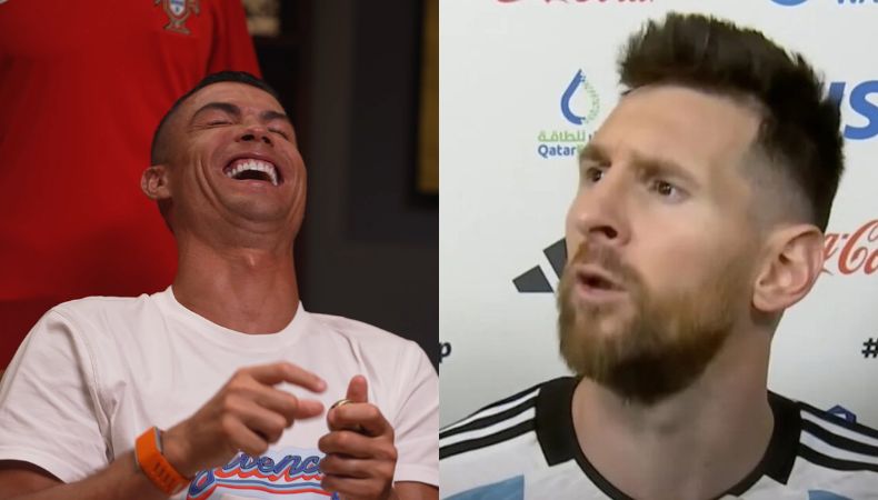En un nuevo video publicado en su canal de YouTube, Cristiano Ronaldo replica a Lionel Messi y su inmortal 