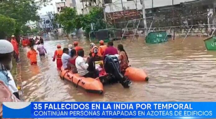 Estos episodios de intensas lluvias son consecuencia del monzón, que afecta a la India y al resto de países del sur de Asia.