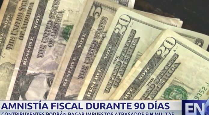 La Asamblea Legislativa aprobó con 56 votos a favor, la ley de amnistía fiscal para el pago de impuestos atrasados sin multas ni intereses.