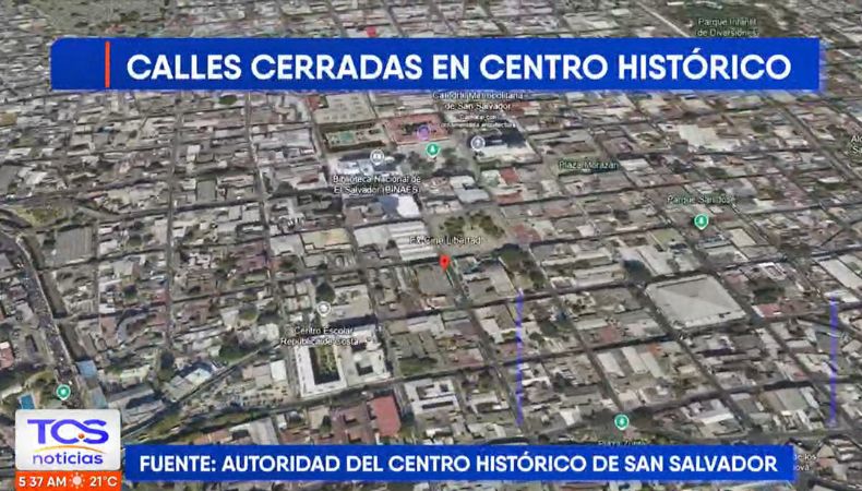Debido a los trabajos de remodelación en el Centro Histórico algunas calles permanecerán cerradas y otras con acceso peatonal.