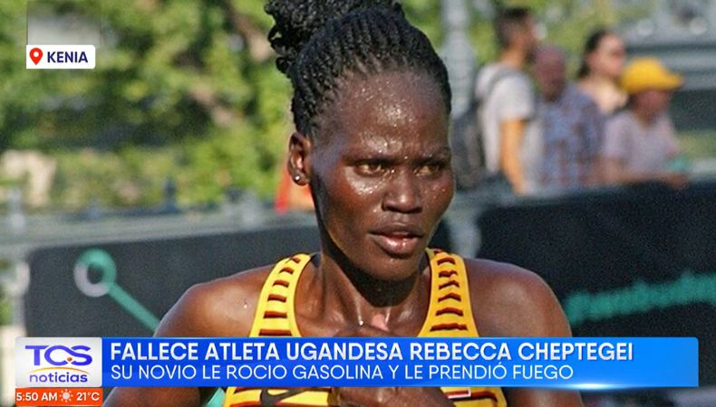 La atleta ugandesa Rebecca Cheptegei, falleció después de sufrir un ataque de su exnovio rociándola de gasolina y prenderle fuego.