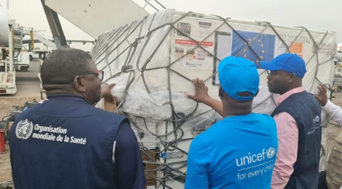 La República Democrática del Congo recibió este día las primeras vacunas contra el Mpox, también conocida como viruela símica.