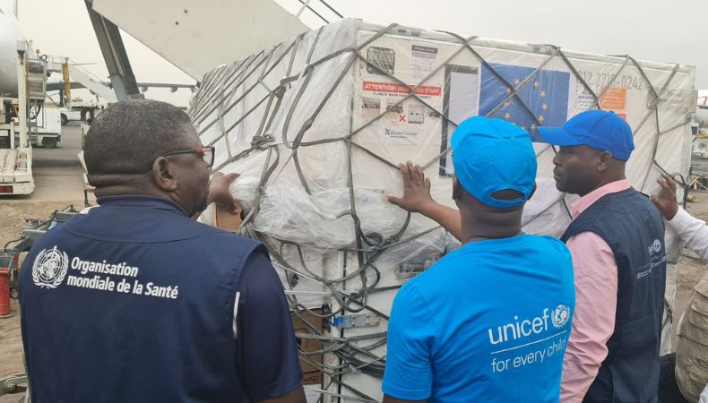 La República Democrática del Congo recibió este día las primeras vacunas contra el Mpox, también conocida como viruela símica.