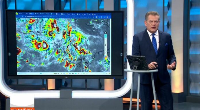 El paso de una onda tropical proporcionará lluvias nuevamente este día, según explicó el ingeniero Moisés Urbina.