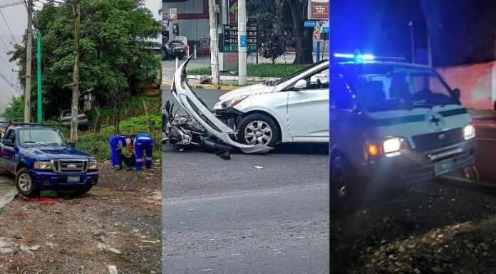 Estos son los accidentes de tránsito ocurridos en diferentes partes del país, hasta este instante, en el sábado 7 de septiembre.