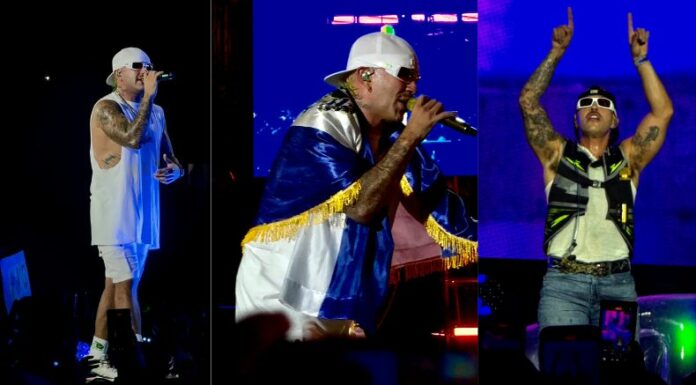 El cantante colombiano, Feid derrochó energía y éxitos musicales sobre el escenario en el Estadio Jorge 