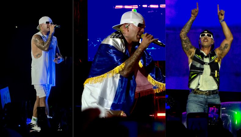 El cantante colombiano, Feid derrochó energía y éxitos musicales sobre el escenario en el Estadio Jorge 