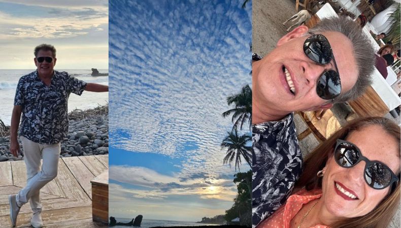 Moisés Urbina, comparte increíbles momentos al lado de su amada esposa en un lugar mágico del 