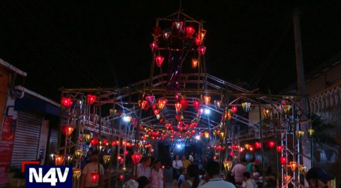 Ahuachapán Centro se llenó de luz y colores con la tradicional celebración de los farolitos el pasado 7 de septiembre.