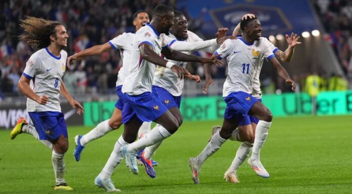 El jugador del Real Madrid ingresó de cambio sobre el final, cuando el marcador ya estaba a favor de Francia.