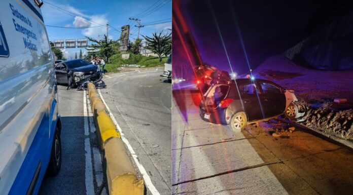 Te presentamos los accidentes de tránsito ocurridos en diferentes partes del país, hasta este instante, en el lunes 9 de septiembre.