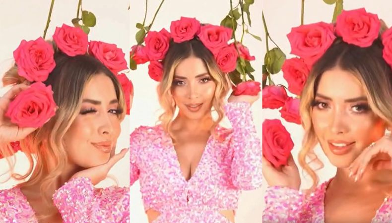 Larissa Graniello se puso creativa y con todo un equipo de trabajo crearon un video donde luce más que radiante.