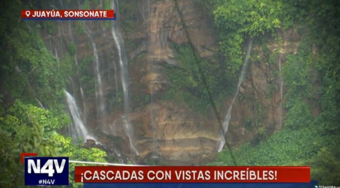 Las cascadas se encuentran ubicadas en el cantón La Unión, distrito de Juayúa. Estos saltos se pueden escalar para los amantes de lo extremo.