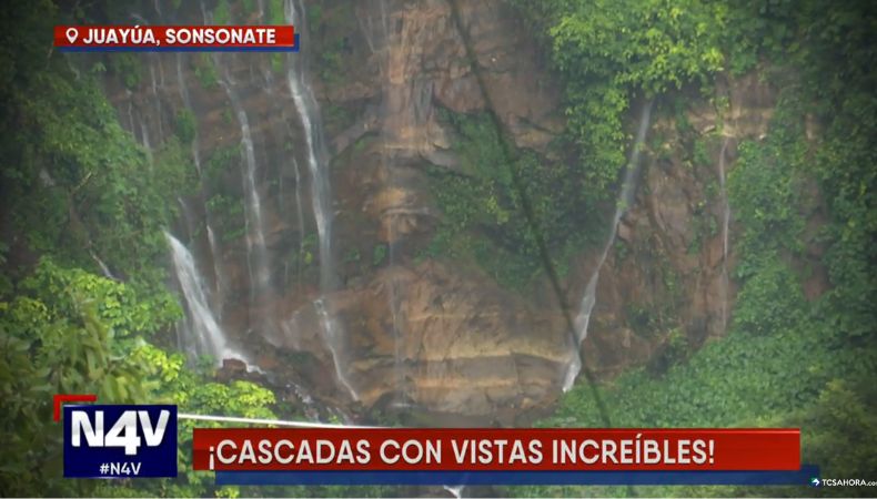 Las cascadas se encuentran ubicadas en el cantón La Unión, distrito de Juayúa. Estos saltos se pueden escalar para los amantes de lo extremo.