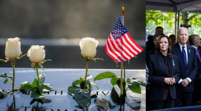 Kamala Harris y Donald Trump entre los principales que rindieron homenaje a las víctimas del atentado terrorista de las Torres Gemelas.