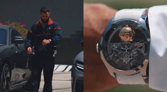 Karim Benzema posee un reloj valorado en un millón de dólares y que rememora uno de sus mayores logros individuales como futbolista.