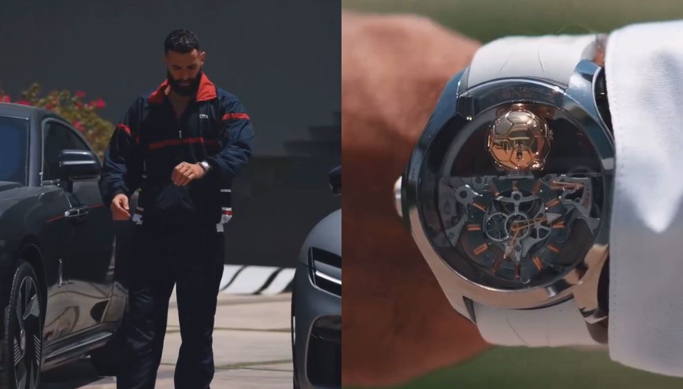 Karim Benzema posee un reloj valorado en un millón de dólares y que rememora uno de sus mayores logros individuales como futbolista.