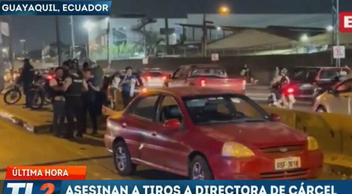 Asesinan a directora de la prisión Penitenciaría de Ecuador. Además, otra persona resultó herida en un ataque armado en Guayaquil.