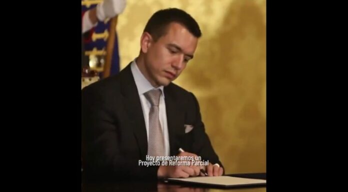 El presidente de Ecuador, Daniel Noboa, propuso una modificación temporal de ley, para permitir bases militares extranjeras.