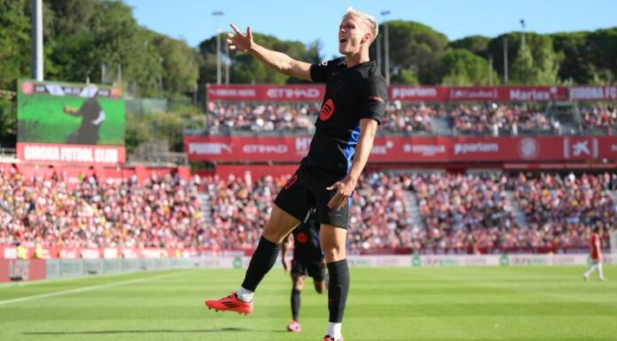 Malas noticias para el Barcelona, que se quedará sin Dani Olmo por alrededor de un mes, por la lesión que sufrió frente al Girona.