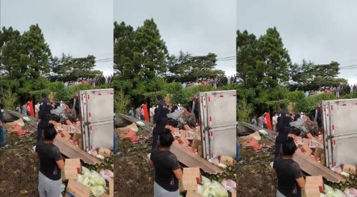 Aparatoso accidente en el Cantón San José La Majada, en Juayúa deja varias personas lesionadas y una más fallecida.