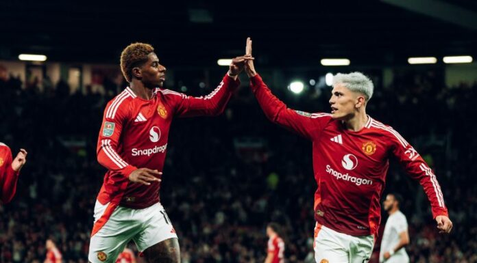 Tras uno de los encuentros más interesantes de la jornada, el Manchester United sacó sus mejores dotes y goleó en la Carabao Cup.