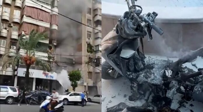 Tras la explosión de localizadores en Líbano, se informó sobre vehículos y apartamentos incendiados en varias zonas del país.